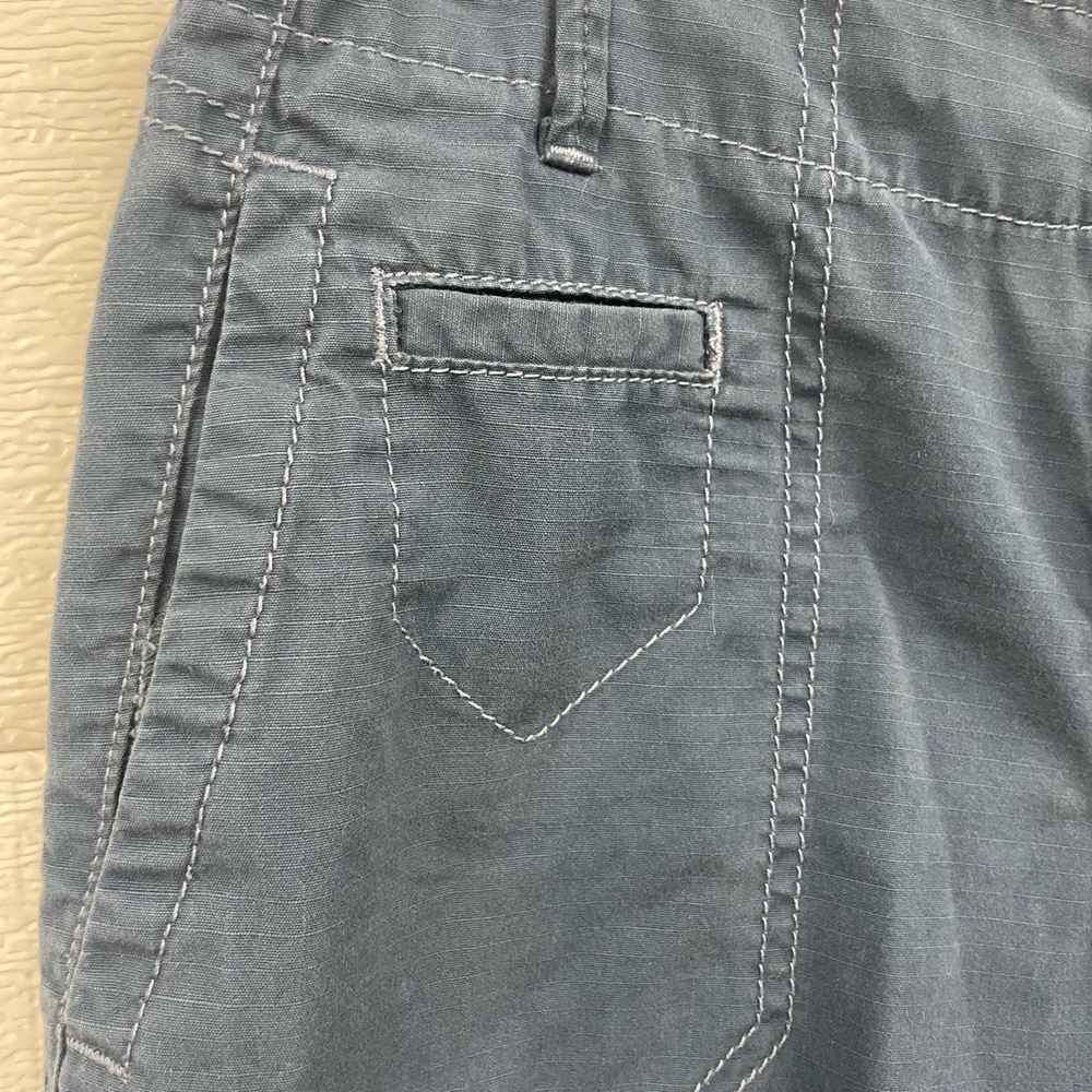 Eddie Bauer Blue Drawstring Hem‎ Cargo  Mercer Fit Bermuda Shorts Petite 2 - Picture 3 of 11